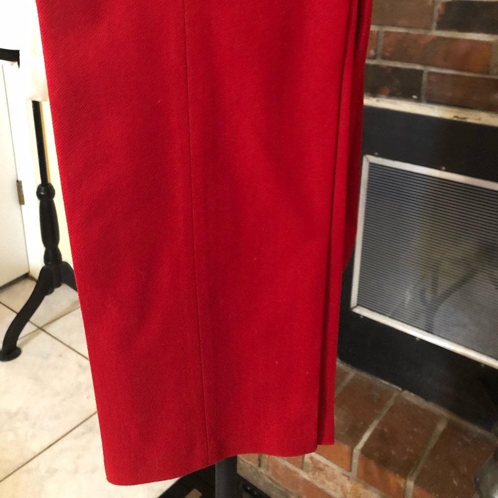 Beautiful Red Wool Slacks